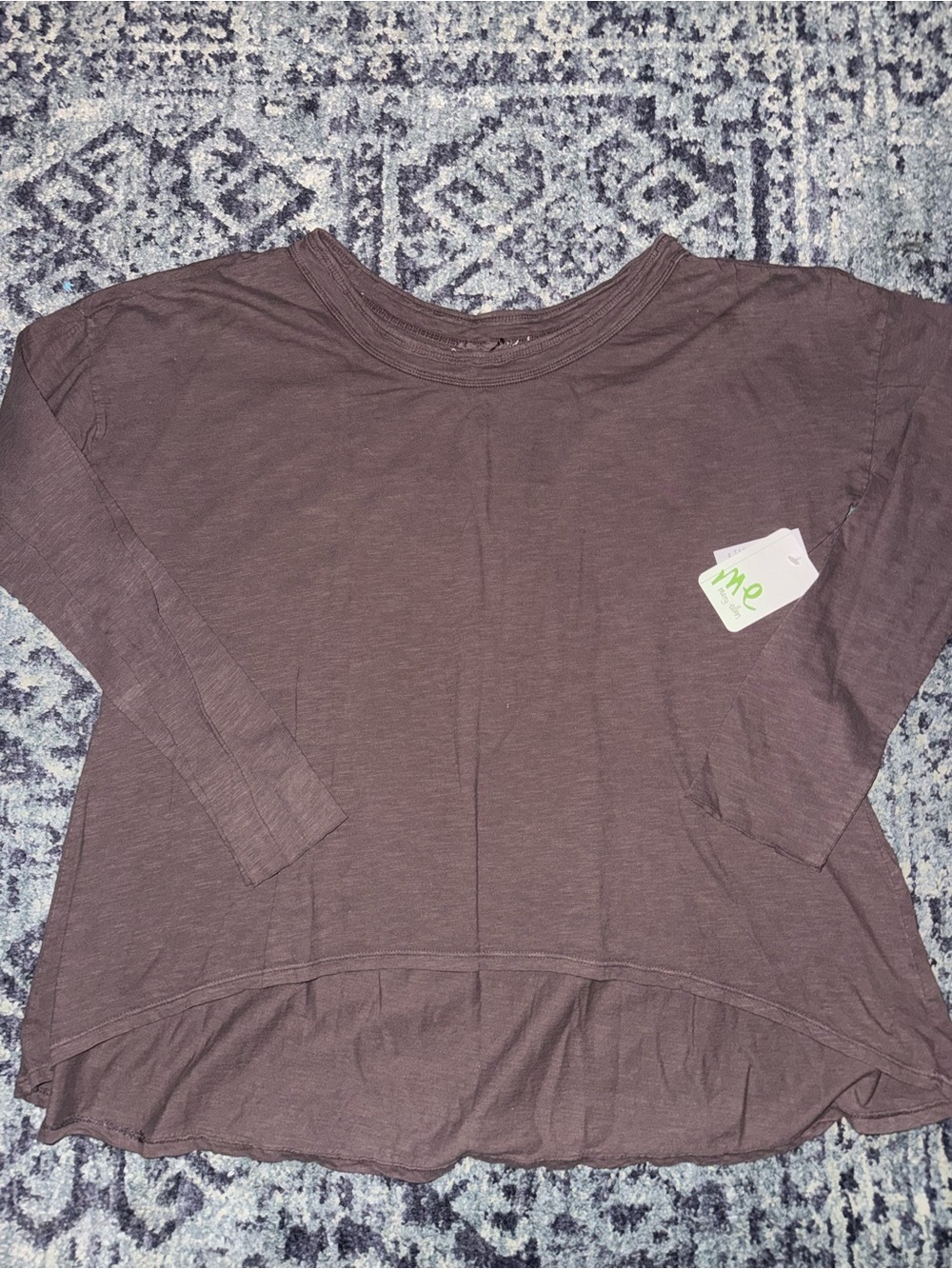 Fresh Produce size large long sleeve thin beach top